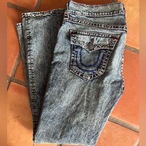 True Religion Ricky relaxed straight jeans size 36